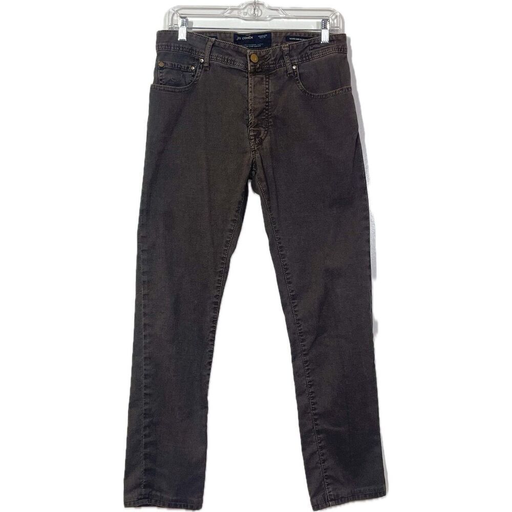 Jacob Cohen Style 688 Denim Jeans Brown Gray Mens Tag Size 33” Actual 32x28